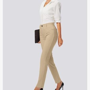 RAMMUS Women's Tan Slim Fit Casual Pants - NWT